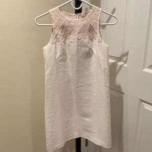 LOFT white cocktail dress